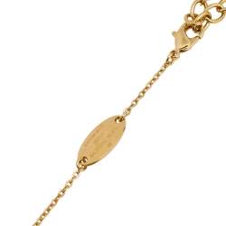 مملوكة مسبقًا Louis Vuitton Two Tone Nanogram Necklace