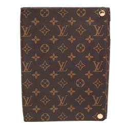 Pre Owned Louis Vuitton Brown Monogram Canvas Foldable iPad Case