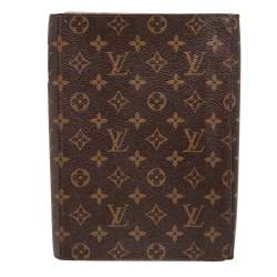 Pre Owned Louis Vuitton Brown Monogram Canvas Foldable iPad Case