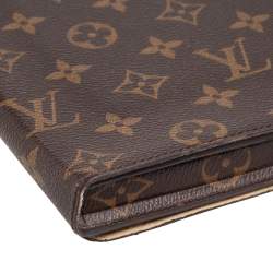 Pre Owned Louis Vuitton Brown Monogram Canvas Foldable iPad Case
