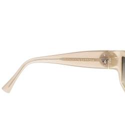 مملوكة مسبقًا نظارة شمسية لوي فيتون Z0102E بيج مستطيلة 