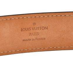 Pre Owned Louis Vuitton Ellipse Monogram Canvas Belt 85cm