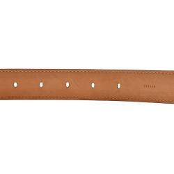 Pre Owned Louis Vuitton Ellipse Monogram Canvas Belt 85cm