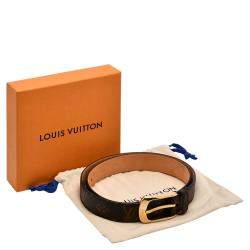 Pre Owned Louis Vuitton Ellipse Monogram Canvas Belt 85cm