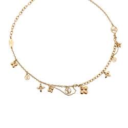 Louis Vuitton M64855 Lv Collier Blooming Necklace Gold Women T-Yjl05725