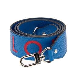 مملوكة مسبقًا Louis Vuitton Blue/Red Taurillon Leather Bandouliere Shoulder Bag Strap