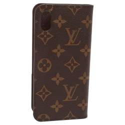 مملوكة مسبقًا جراب آيفون لوي فيتون XS ماكس كانفاس مونوغرامي