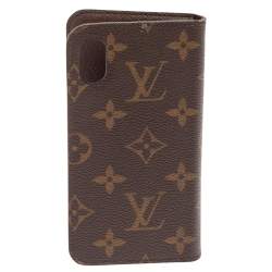 Pre Owned Louis Vuitton Monogram Canvas iPhone X/XS Folio