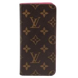 Pre Owned Louis Vuitton Monogram Canvas iPhone 6 Plus Folio