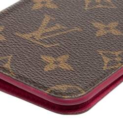 Pre Owned Louis Vuitton Monogram Canvas iPhone 6 Plus Folio