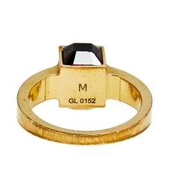 Pre Owned خاتم لوي فيتون غامبل متعدد الألوان ذهبي اللون مقاس متوسط - ميديوم