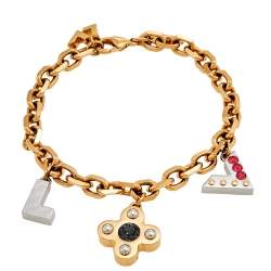 مملوكة مسبقًا Louis Vuitton Multicolor Love Letter Timeless Bracelet