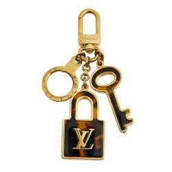 Lock And Key Bag Charm Key Ring