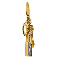 Pre Owned  Louis Vuitton Tortoise Shell Resin Confidence Key Ring/Bag Charm