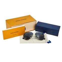 مملوكة مسبقًا نظارة شمسية لوي فيتون ذا بارتي أفياتور Z0995W كريستال فضي اللون / رصاصي