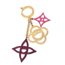 Pre Owned سلسلة مفاتيح لوي فيتون بيجو بلوسوم موراكامي