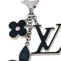 Louis Vuitton Fleur D'Epi Bag Charm - Silver Keychains