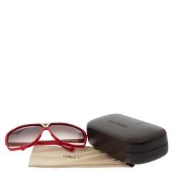 مملوكة مسبقًا نظارة شمسية لوي فيتون Z0286W  أحمر وأسود متدرج