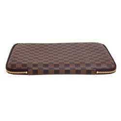 Pre Owned Louis Vuitton Damier Ebene Canvas Laptop Sleeve