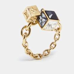 Louis Vuitton Gold Tone Chain Gamble Charm Ring - Buy Louis Vuitton CA