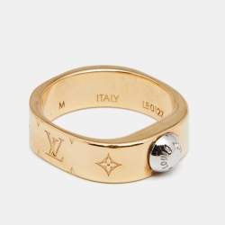 Pre Owned خاتم لوي فيتون نانوغرام معدن لونين صغير 