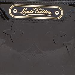 مملوكة مسبقًا حقيبة صغيرة لوي فيتون بوشيت كليفس كي جلد لامع مونوغرامي أزرق داكن