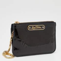 مملوكة مسبقًا حقيبة صغيرة لوي فيتون بوشيت كليفس كي جلد لامع مونوغرامي أزرق داكن