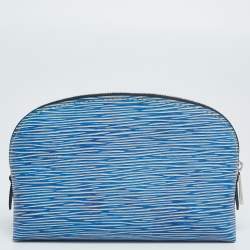 Louis Vuitton Blue Epi Leather Cosmetic Pouch