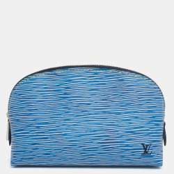 Louis Vuitton Blue Epi Leather Cosmetic Pouch Louis Vuitton