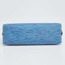 Louis Vuitton Blue Epi Leather Cosmetic Pouch