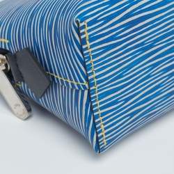 Louis Vuitton Blue Epi Leather Cosmetic Pouch