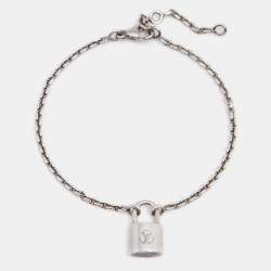 Louis Vuitton Silver Lockit Bracelet