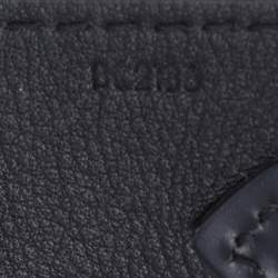 Pre Owned حمالة كتف لوي فيتون باندوليير جلد إيبي أزرق / أسود