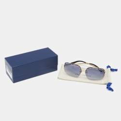 مملوكة مسبقًا Louis Vuitton Blue The Party Square Sunglasses 