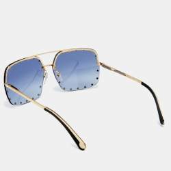 مملوكة مسبقًا Louis Vuitton Blue The Party Square Sunglasses 