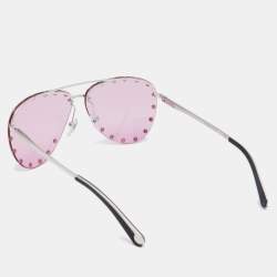 Pre Owned نظارة شمسية لوي فيتون ذا بارتي وردي مربعة بإصدار محدود 