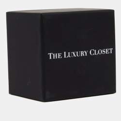 Pre Owned Louis Vuitton Essential V Two Tone Metal Ring M