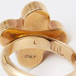 Pre Owned طقم خواتم لوي فيتون تايمليس لوف ليتر مقاس 56