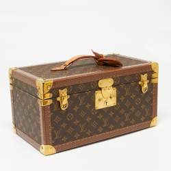 Louis Vuitton Monogram Canvas Cosmetic Case Trunk with Mirror