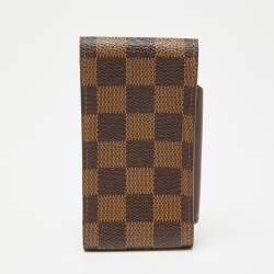 Pre Owned علبة سجائر لوي فيتون كانفاس دامييه إبيين 