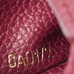 Pre Owned Louis Vuitton Aurore Monogram Empreinte Leather Flap Phone Case