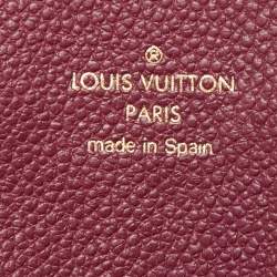 Pre Owned Louis Vuitton Aurore Monogram Empreinte Leather Flap Phone Case