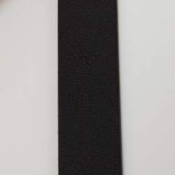 مملوكة مسبقًا Louis Vuitton Black Epi Leather LV Initiales Belt 80CM