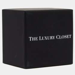 Pre Owned Louis Vuitton Speedy Faux Pearls Gold Tone Metal Ring Size 53