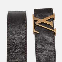 Louis Vuitton Dark Brown Leather LV Initiales Belt 90CM at 1stDibs  lv belt  men, louis vuitton belt back, louis vuitton belt buckle back