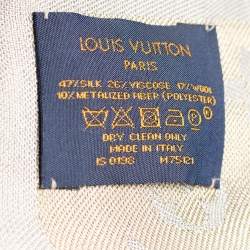 مملوكة مسبقًا وشاح لوي فيتون مونوغرامي بيج لامع