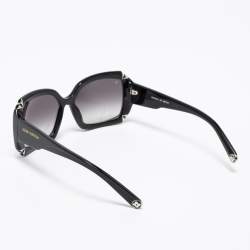 Pre Owned نظارة شمسية لوي فيتون Z0365W هورتينسيا سوداء مربعة متدرجة