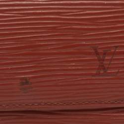 Pre Owned Louis Vuitton Brown Epi Leather 4 Key Holder