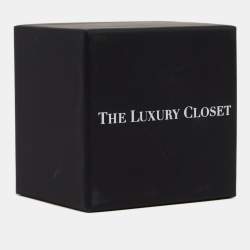 Pre Owned Louis Vuitton Cry Me A River Crystal Gold Tone Cocktail Ring M