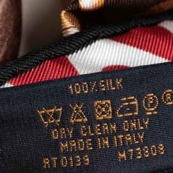 Pre Owned Louis Vuitton Multicolor Printed Silk Square Scarf